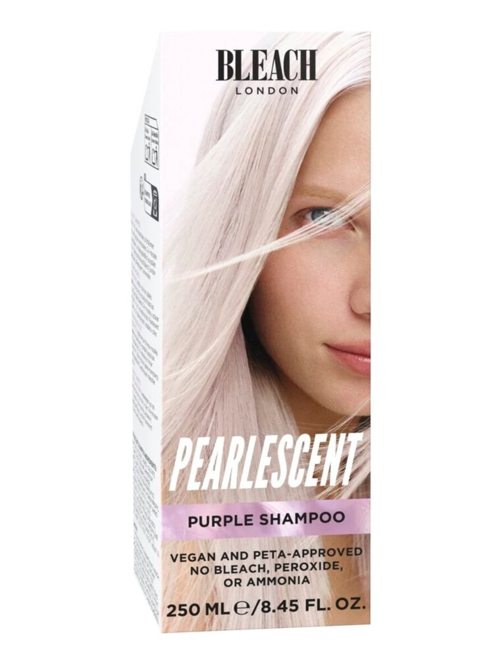 Bleach London Pearly Blonde Purple Shampoo 8.45 oz Vegan New